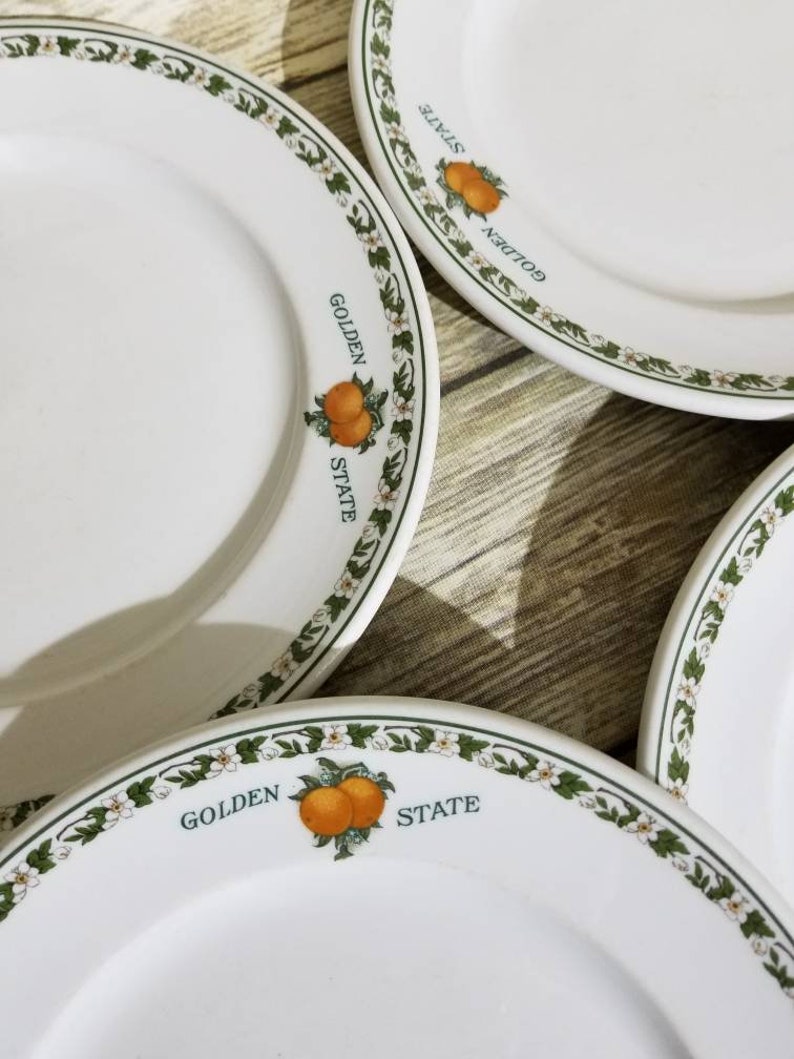 Vintage Railroad Dining Car China Rock Island Lines GOLDEN Etsy