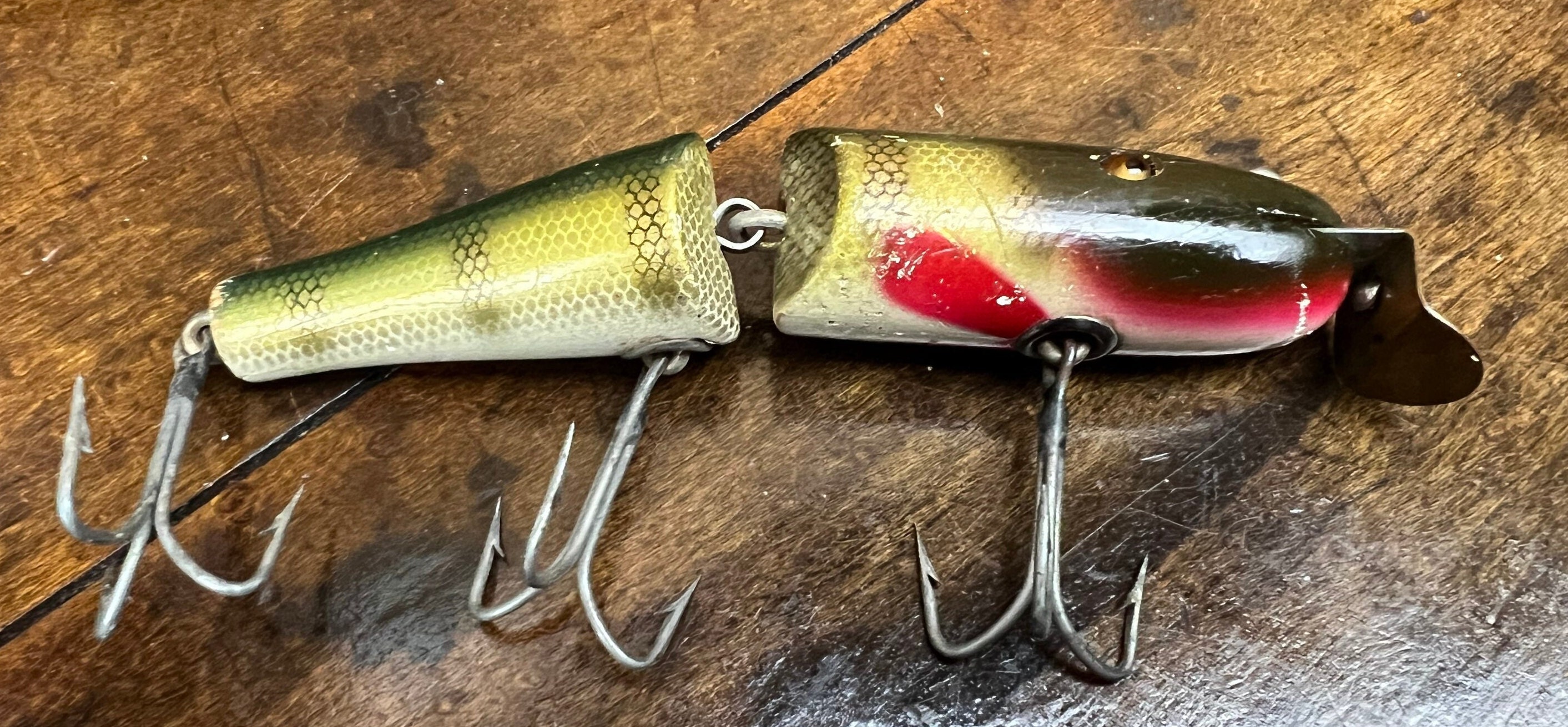 Leurre Creek Chub Bait Co – Boîte Vintage – Original USA – Pour Pêche Au Bass