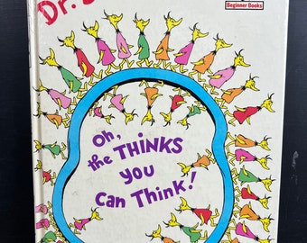 Dr. Seuss, Oh the THINKS You Can THINK! Vintage Children's Book