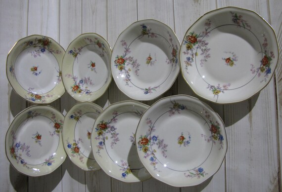 Antique Haviland Limoges France Porcelain 8 Plate Pink Purple Yellow Flowers Pottery China Pottery Glass Antique Haviland Limoges France Porcelain 8 Plate Pink Purple Yellow Flowers Pottery China Pottery Glass