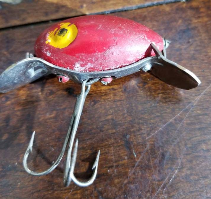 Vintage Unmarked Possibly Arbogast Hula Dancer Wood Fishing Lure Tackle  Bait Small Midget Outdoors Fisherman Gift One Hook Red Tiny -  Australia