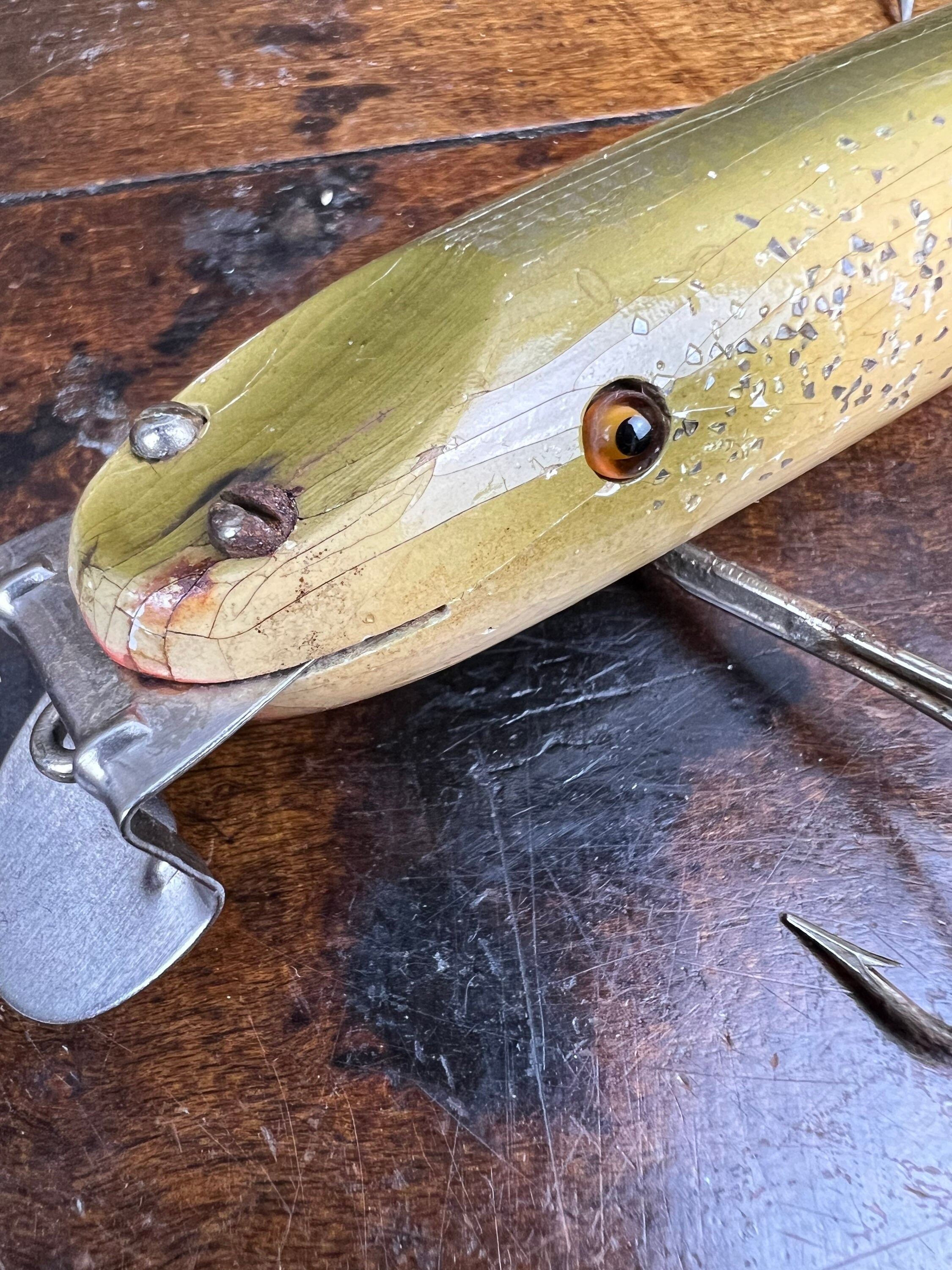 Réplique Leurre Bois Brochet Leurret De Pêche Réplique CREEK CHUB PIKE