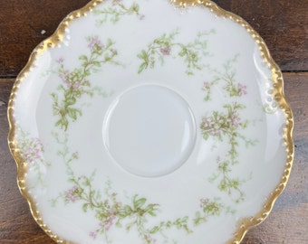 Antique GDA LIMOGES France~ CH Field Haviland~scalloped Oval