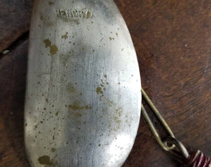 Leurre de pêche ancien années 1910 Pflueger Muskill Bucktail Spinner