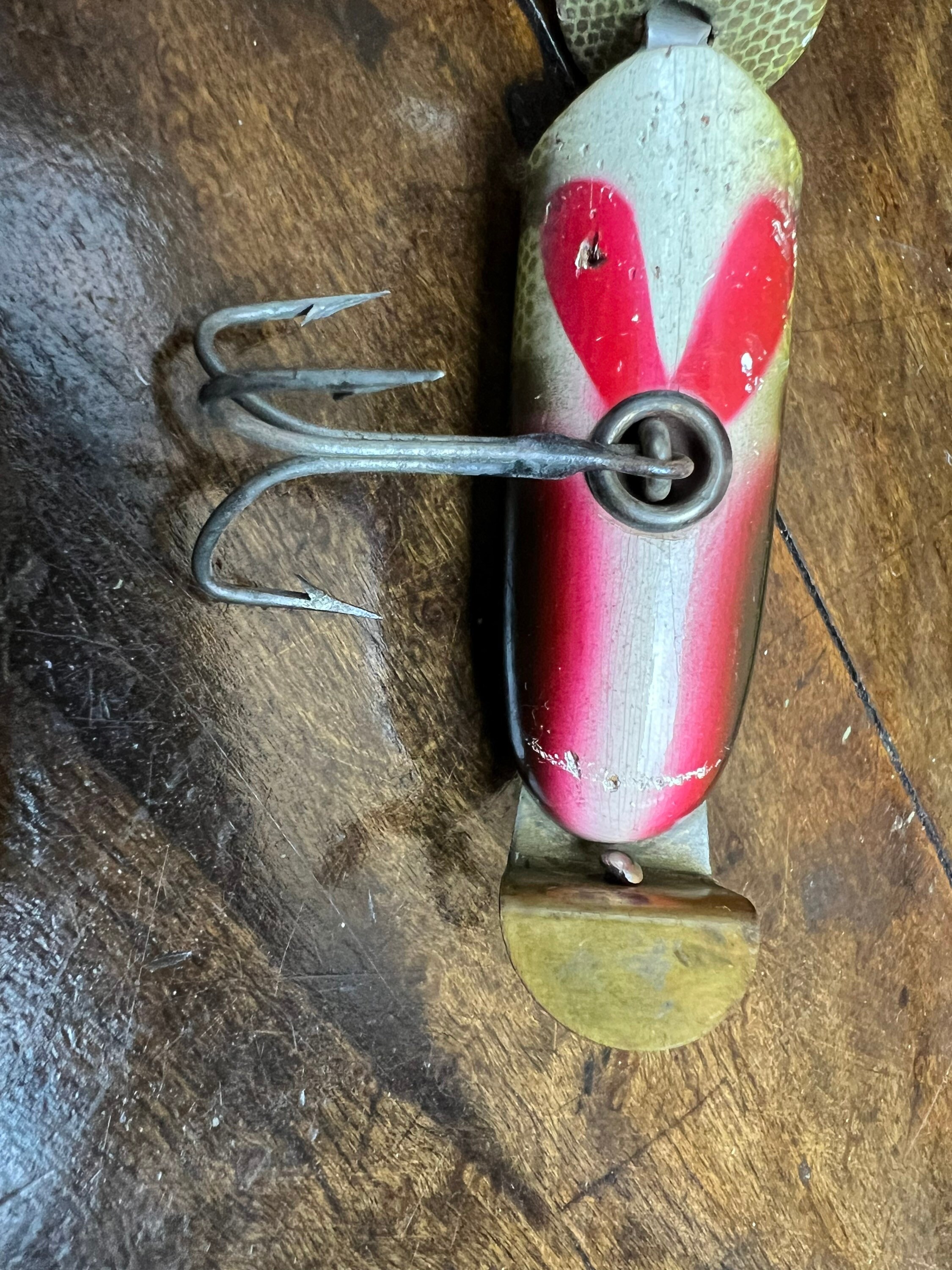 Leurre Creek Chub Bait Co CCBCO 2601 boîte vintage Creek Chub