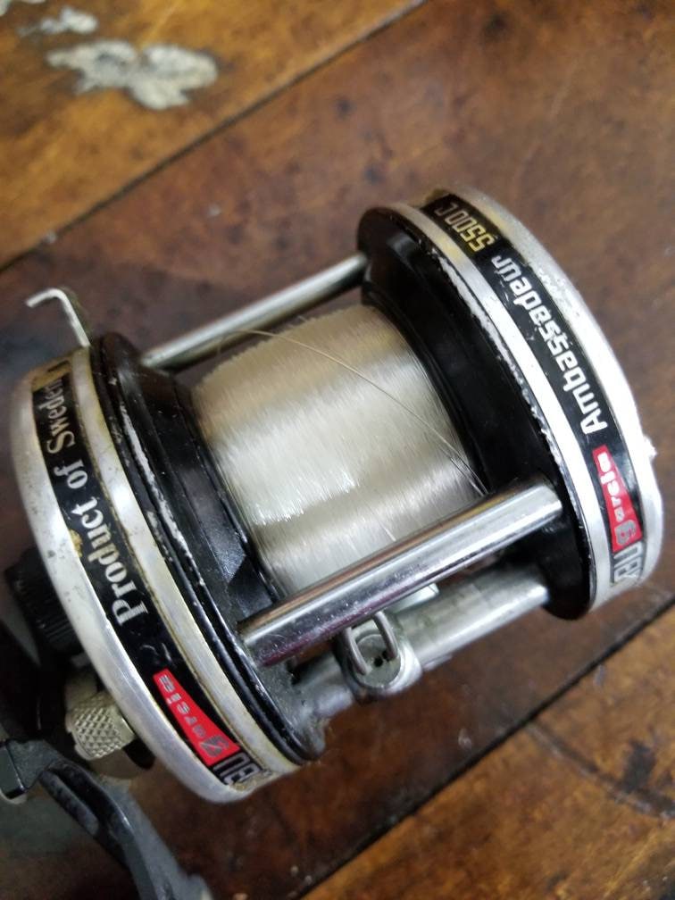 Vintage ABU GARCIA AMBASSADEUR 5500C High Speed Fishing Reel Product of  Sweden~ Fisherman Gift~ Outdoors Rustic - Etsy