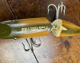 Vintage CREEK CHUB Pikie Fishing Lure| Jointed Striper Pikie 6804