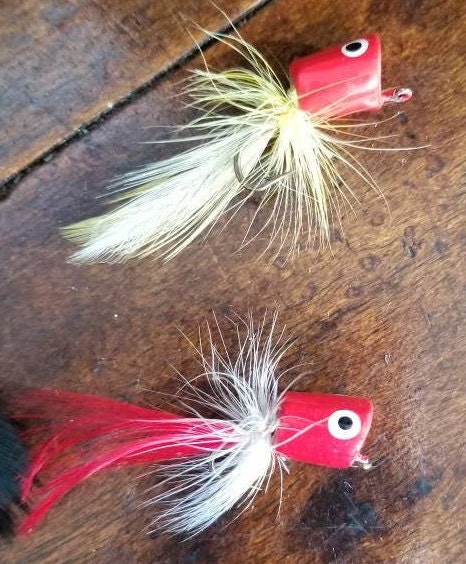 Popper Kit de leurres de pêche à la mouche pour panfish
