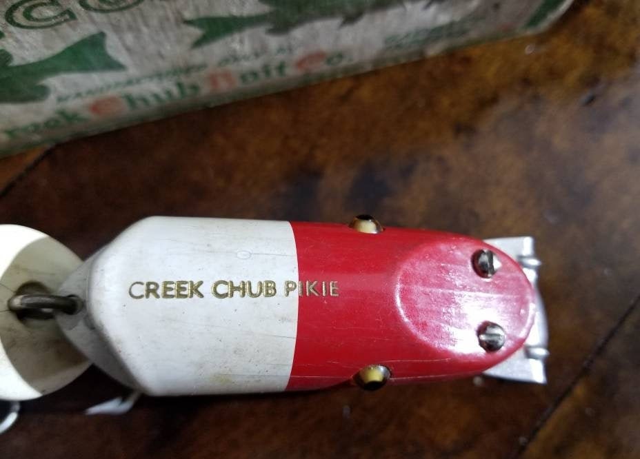 Vintage CREEK CHUB Bait Co NO. 5502 Jointed Husky Pikie Minnow