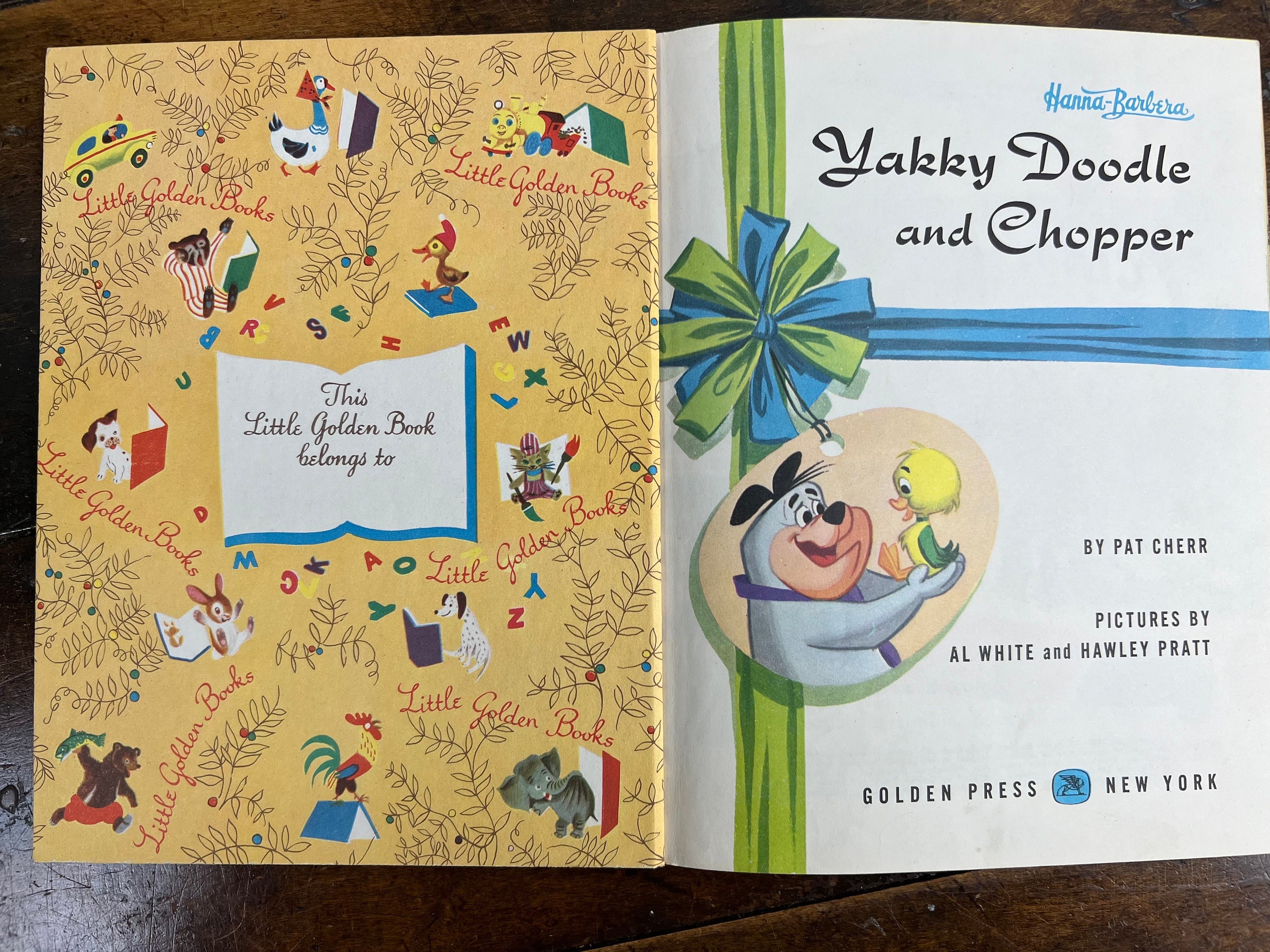 Vintage Yakky Doodle and Chopper Hanna Barbera 1962 