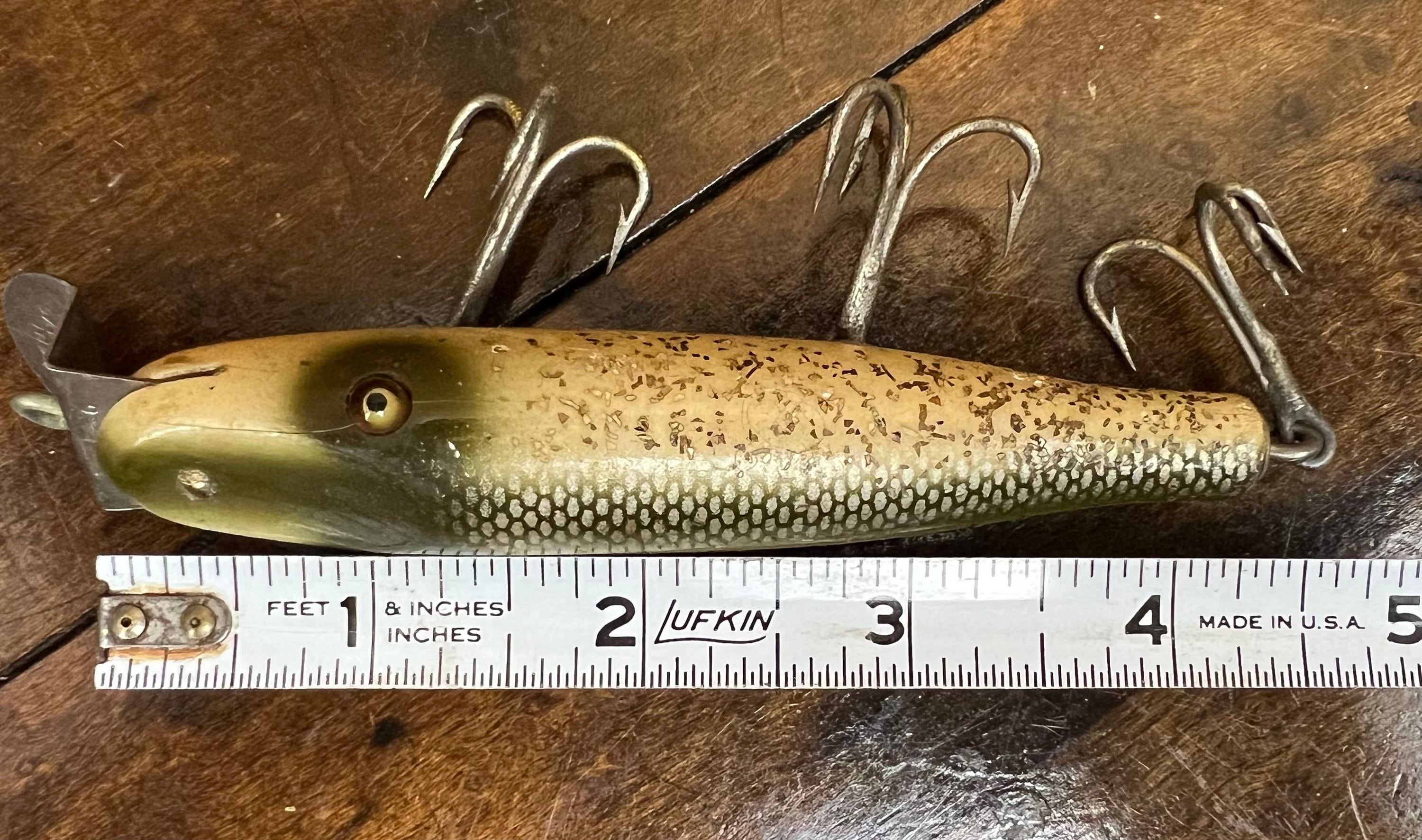 Leurre De Pêche Vintage Creek Chub Patter – Frog Lure Ancien