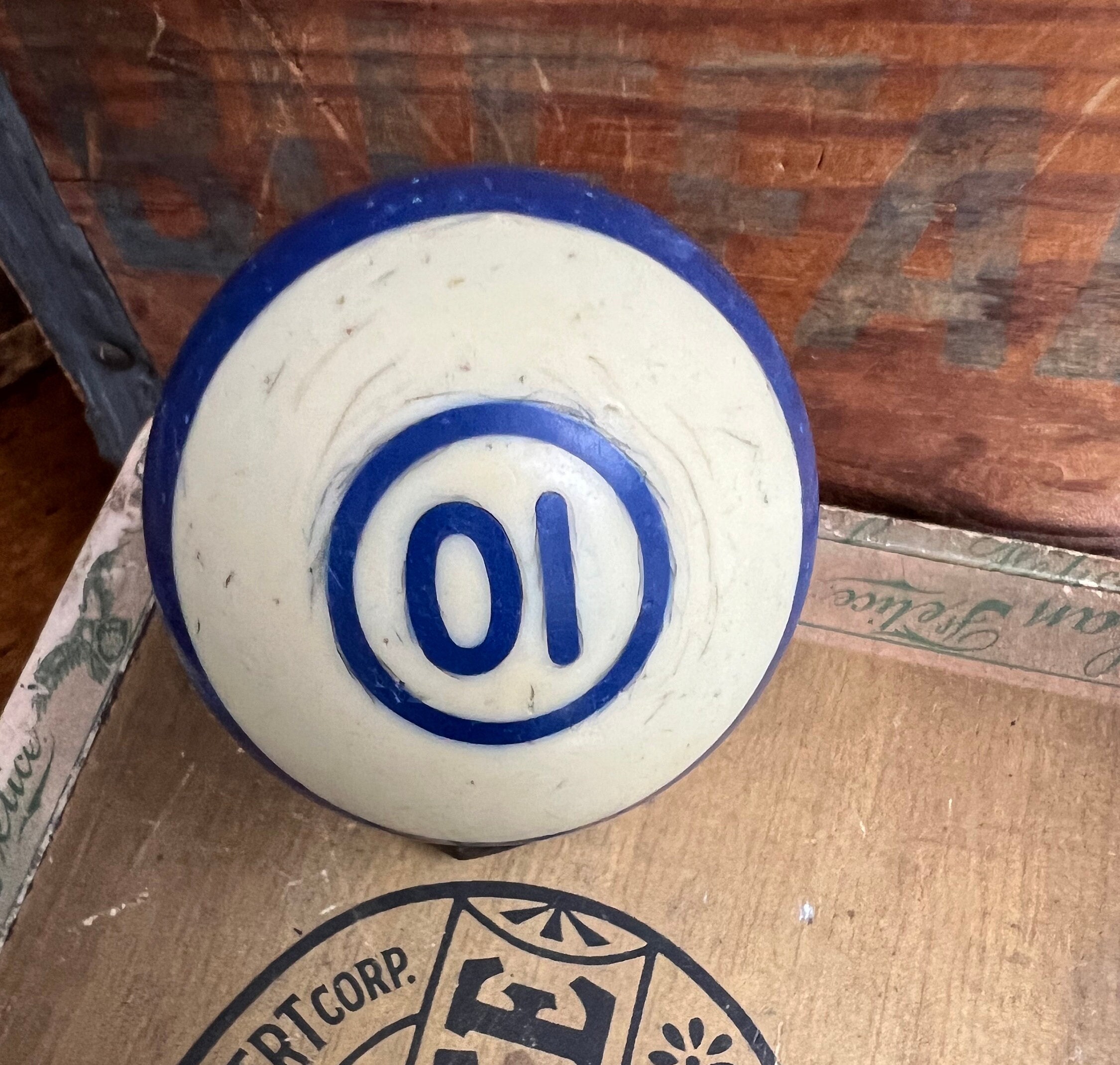 Rustic Pool Balls Vintage Pool Balls| Individual Replacement Pool Ball| Rustic Billiard ...