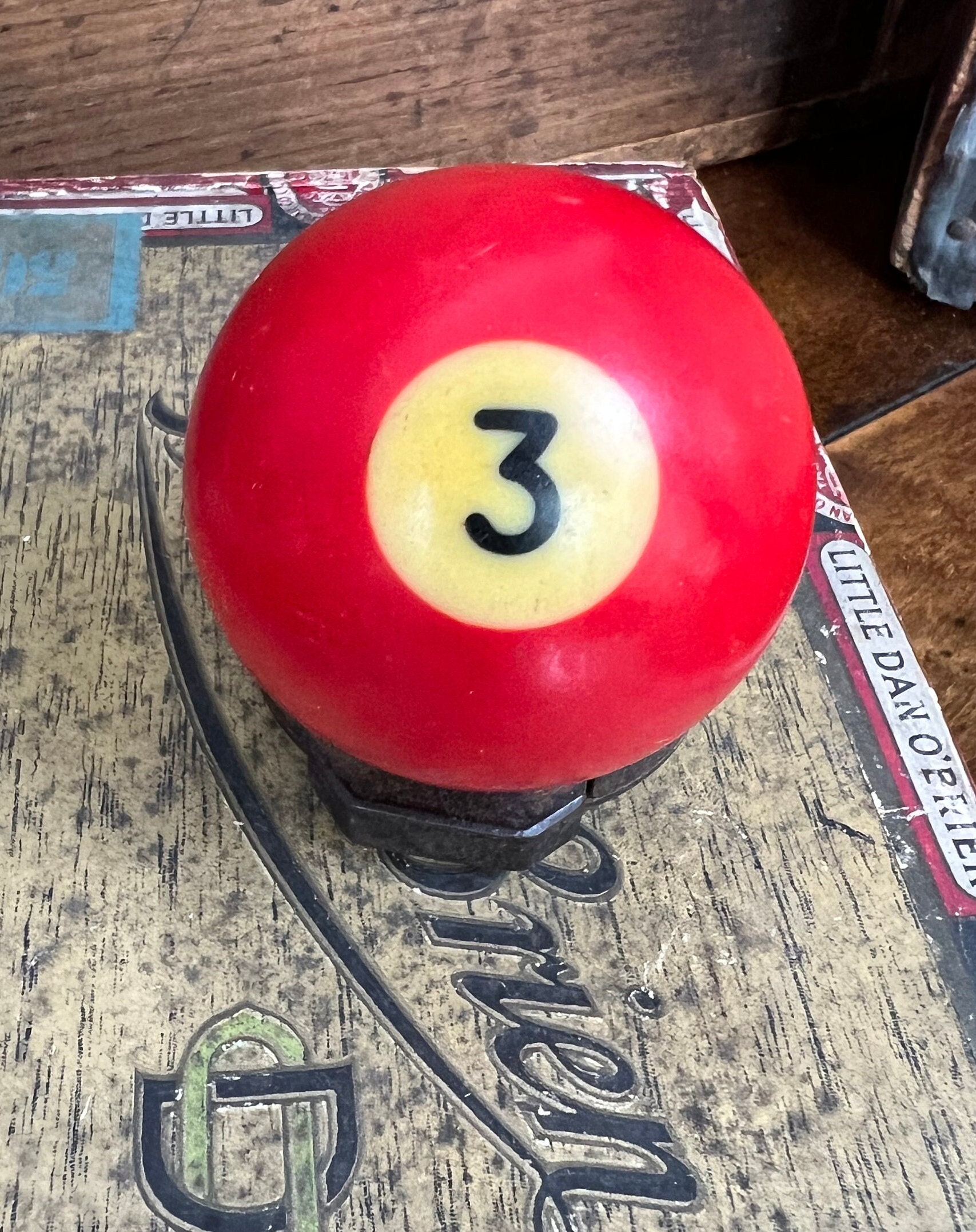 Rustic Pool Balls Vintage Pool Balls| Individual Replacement Pool Ball| Rustic Billiard ...