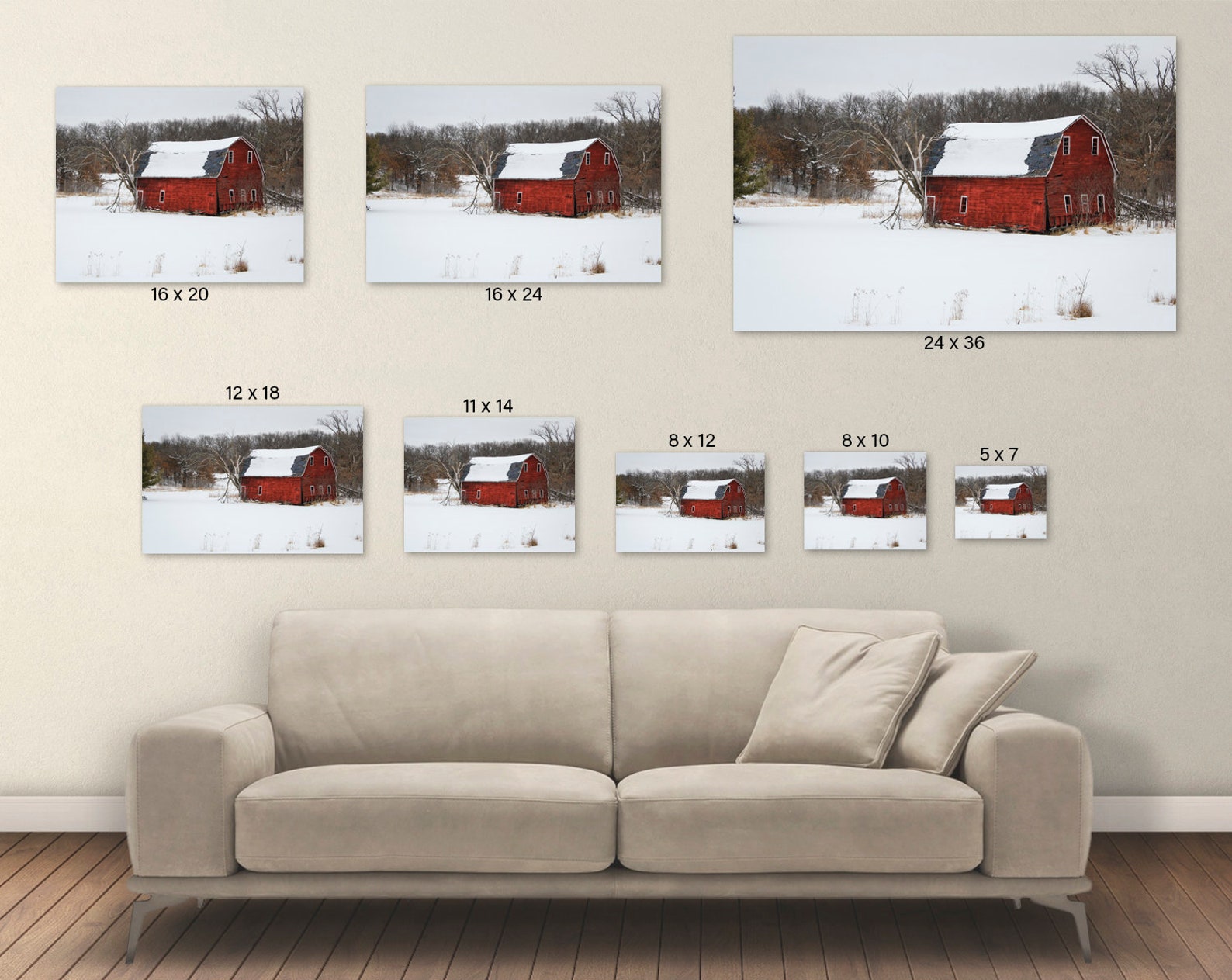 Barn Wall Art Decor Photo Country Landscape Rural Print Barn Etsy