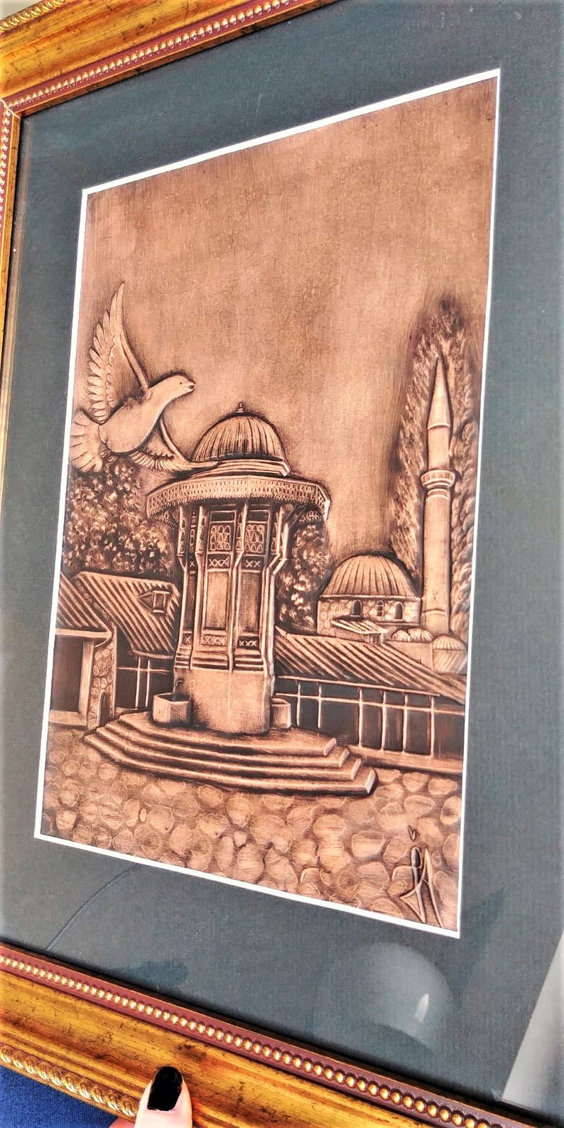 Sarajevo. Sarajevo Art. Sebilj Art. Sarajevo gift. Bosnia and Etsy