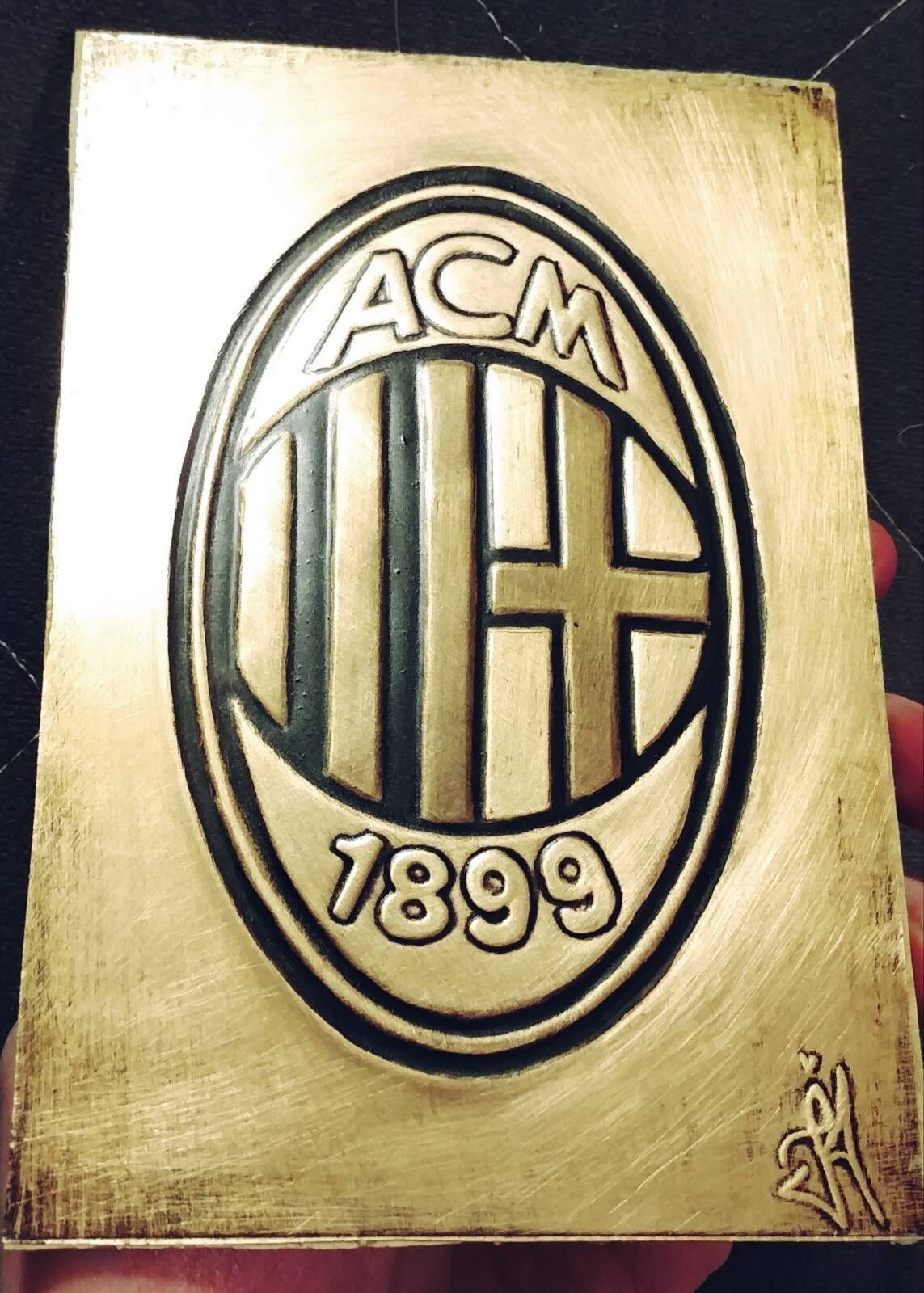 A C Mailand Acm 1899 Football Club Logo Rossoneri Diavolo Etsy