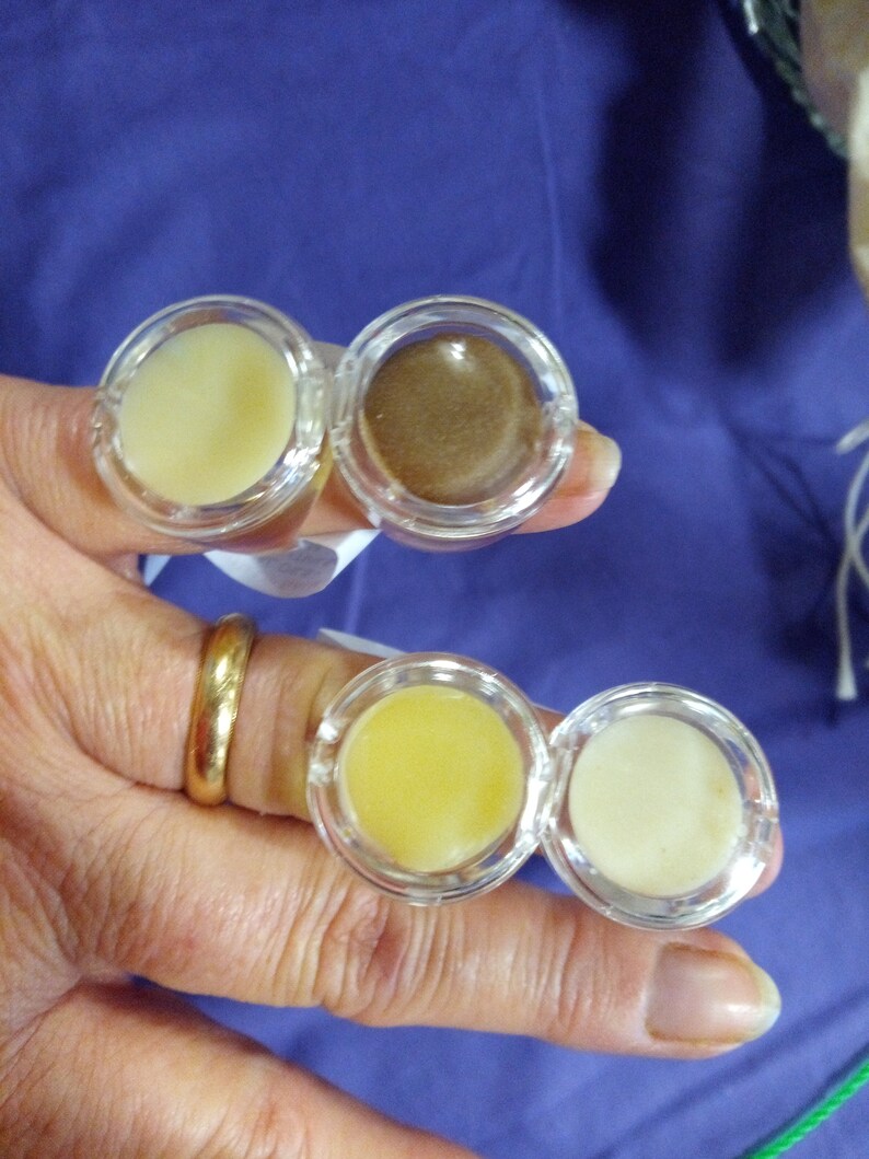 Aromatherpy Lip Balm Rings Etsy