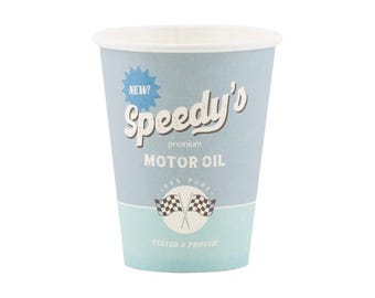 Mile Per Hour Speedy Paper Cups - 12 Ct. | Race Car Birthday | Race Car Birthday Party | Race Car Party Decorations | Tableware