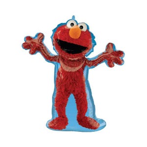 Sesame Street Elmo 32&quot; Birthday Mylar Foil Balloon | First Birthday | Sesame Street Party Decor | Birthday Balloon | Elmo Balloon