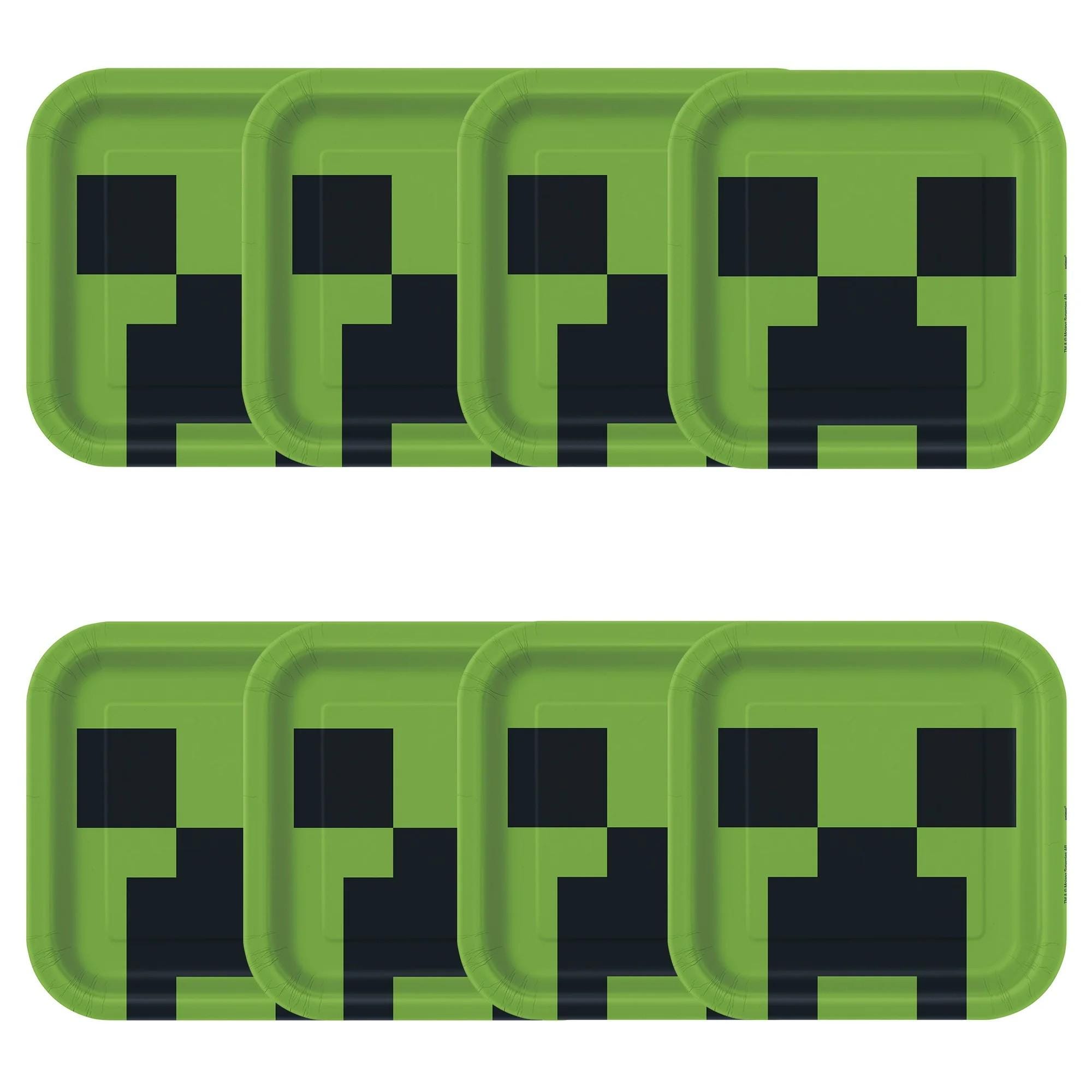 Minecraft Birthday Dinner Plates (8ct)