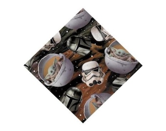 Star Wars The Mandalorian Lunch Napkins - 16 Cnt | Star Wars Birthday | Star Wars Birthday Party | Star Wars Napkins | Tableware