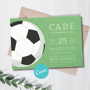 Sports Invite | Soccer Birthday | Soccer Birthday Invitation | Football Invite | Soccer Party Theme  | Boys Soccer | Digital Download