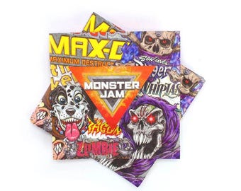 Monster Jam Truck Lunch Napkins - 16 Cnt. | Monster Jam Birthday | Monster Truck Party | Hot Wheels Party Decorations | Tableware