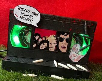 Retro VHS Lamp The Lost Boys Noodles Night Light Table Lamp. Horror 80s Movie. Order any movie! Man Cave. Great Christmas Gift.