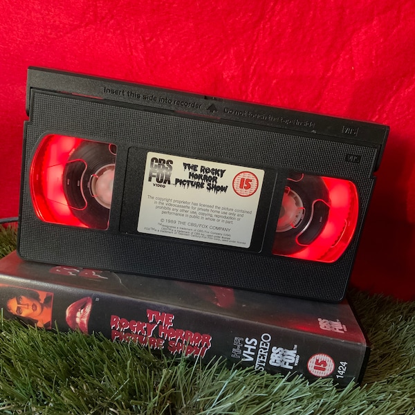 Retro VHS Lamp: The Rocky Horror Picture Show Night Light