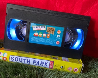 Retro South Park VHS Lamp: 90s TV Night Light