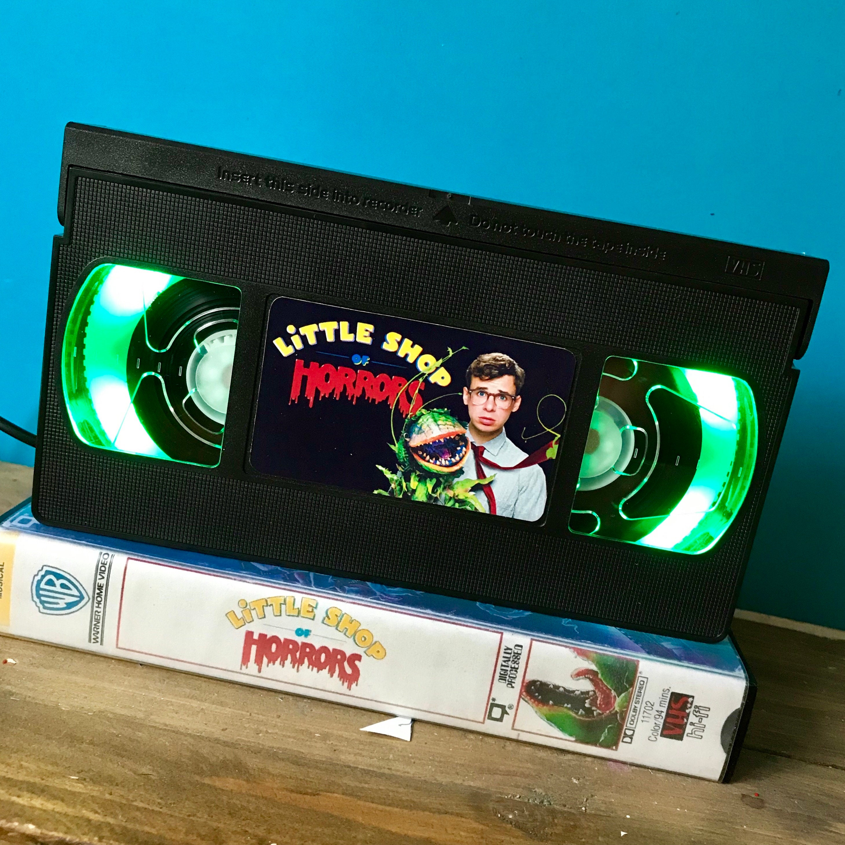 Retro VHS Lamp Little Shop of Horrors Night Light Table Lamp - Etsy UK