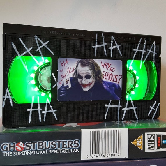 Retro VHS Lamp Hellraiser Night Light Table Lamp Great Birthday Gift Horror 80s Movie Wedding Table Decor Man Cave Order any movie