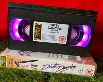 Dirty Dancing VHS Lamp: Retro 80s Night Light with Case
