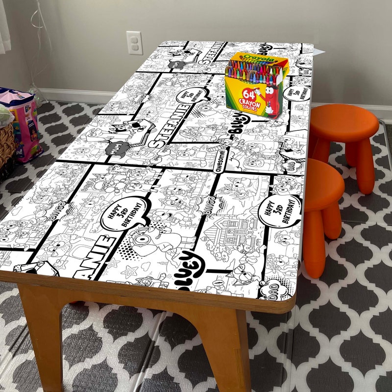 Bluey Tablecloth - Etsy UK