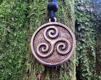 Bronze Triskelion V2 - Double Sided