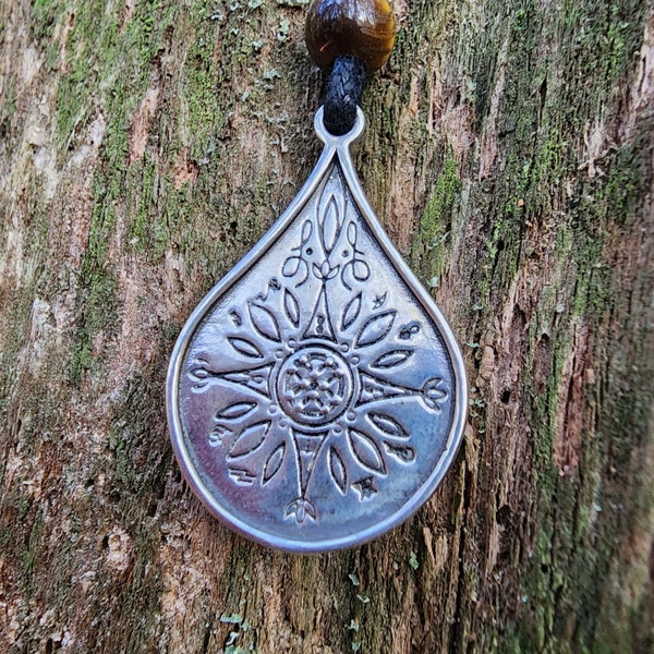 Sterling Silver Eckasha Pendant - Necklace