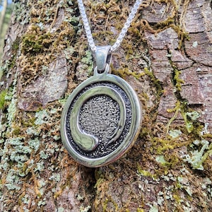 Sterling Silver Enso Pendant