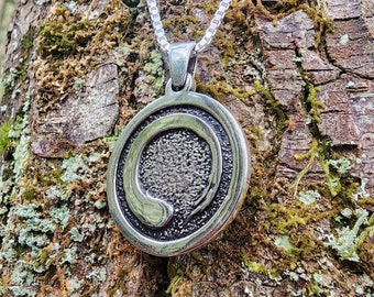 Sterling Silver Enso Pendant