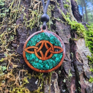 Serch Bythol (Eternal Love) with Malachite - Black Tourmaline