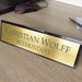 see more listings in the Desk Name Plates section