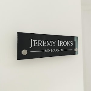 Personalized Wall Name Plate, Door Sign, Plaque, Wall Office Sign.