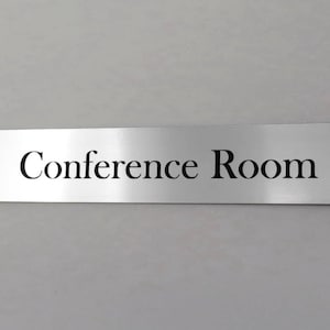9&quot; x 2&quot; Custom Engraved Office Sign, Personalised Door Sign, Plaque, Name, Home, Double Sided Mounting Tape.