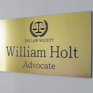 Placa de escritório personalizada gravada, placa de porta personalizada, placa, sinalização de escritório, fita de montagem dupla face.
