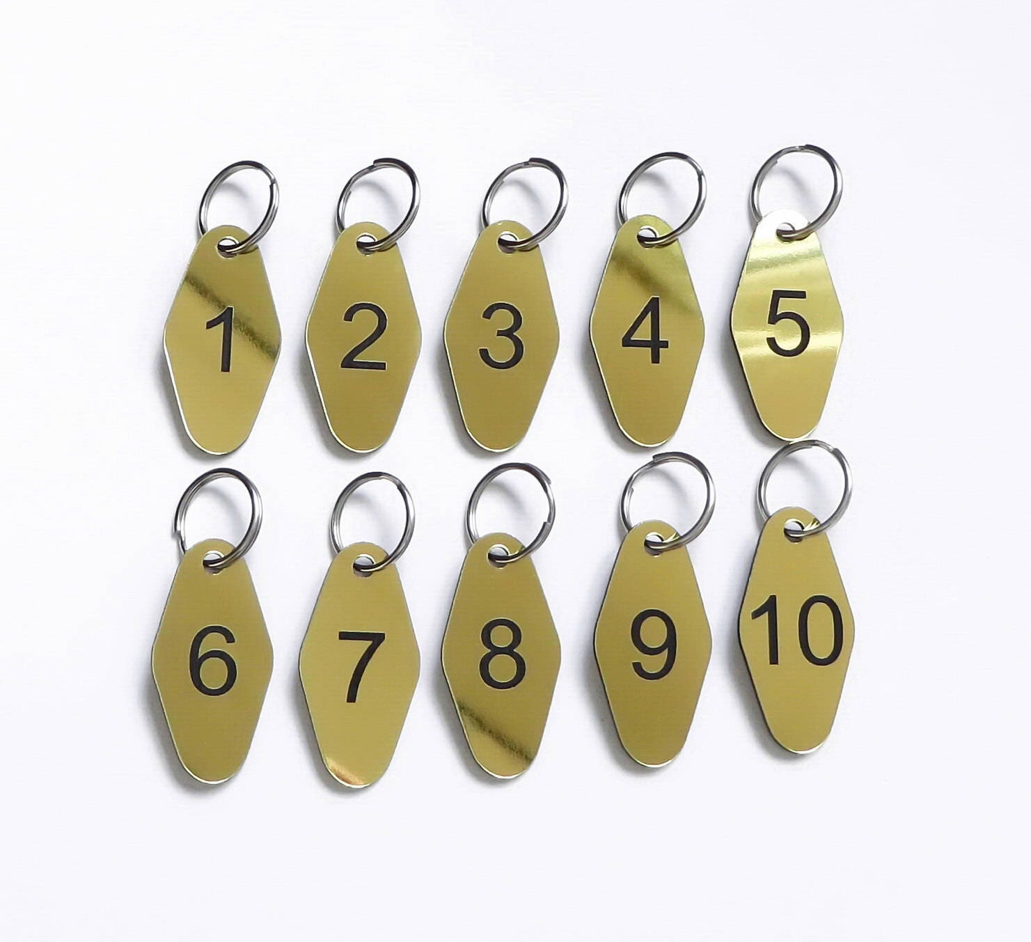 A Set of 30 Numbered Key Fobs Key Tags For Home Locker Etsy