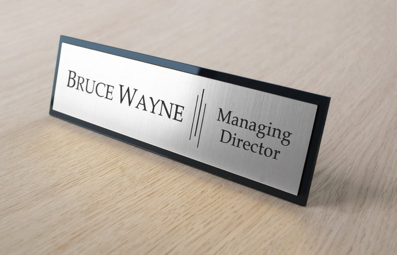 Home Decor Plaques Signs Executive Personalised Desk Name Custom