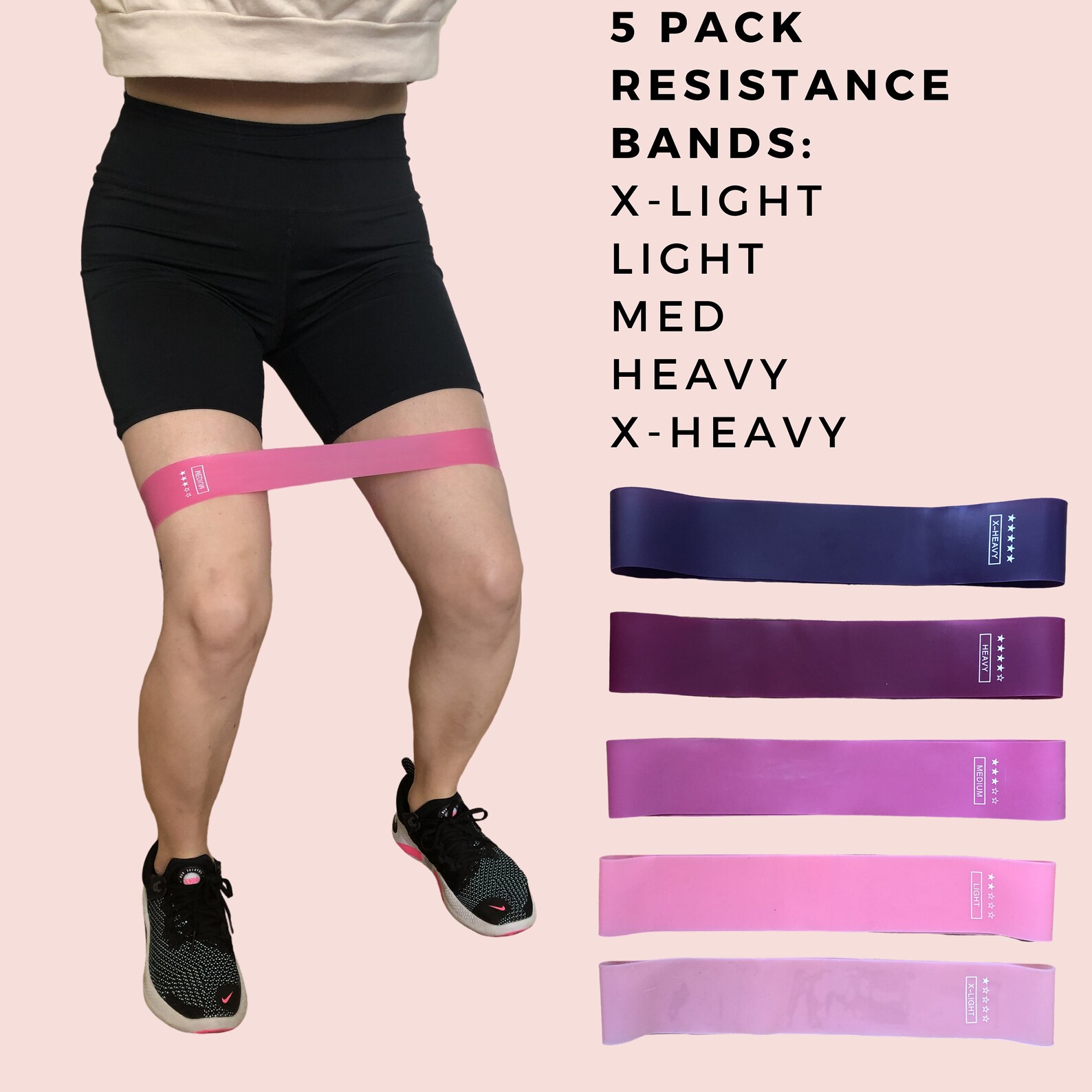 New Resistance Bands Booty bandsFitness Resistance Bands Etsy