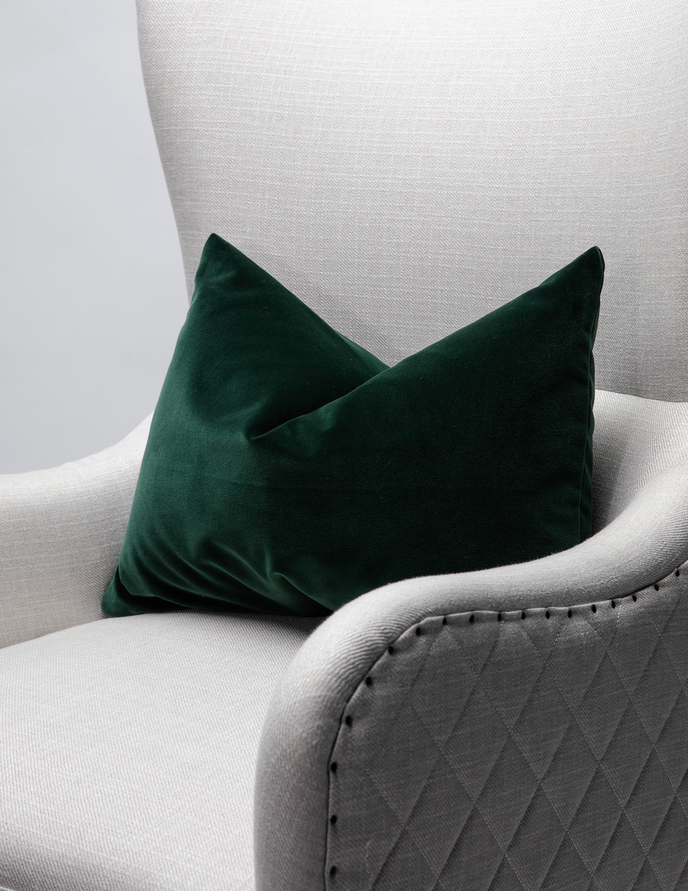 hunter green pillow covers