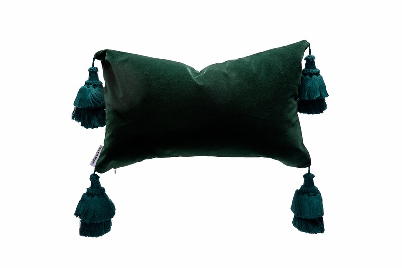 Dark Green Velvet Pillow Cover Hunter Green Velvet Pillow Etsy