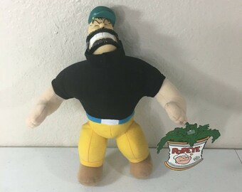 Vintage 1974 Popeye Rubber Squeak Toy R Dakin Cartoon Popeye Squeeze Toy Made In Hong Kong Vinyl Squeaker 5 Doll Toy Collection Vintage Toys Squeak Toy