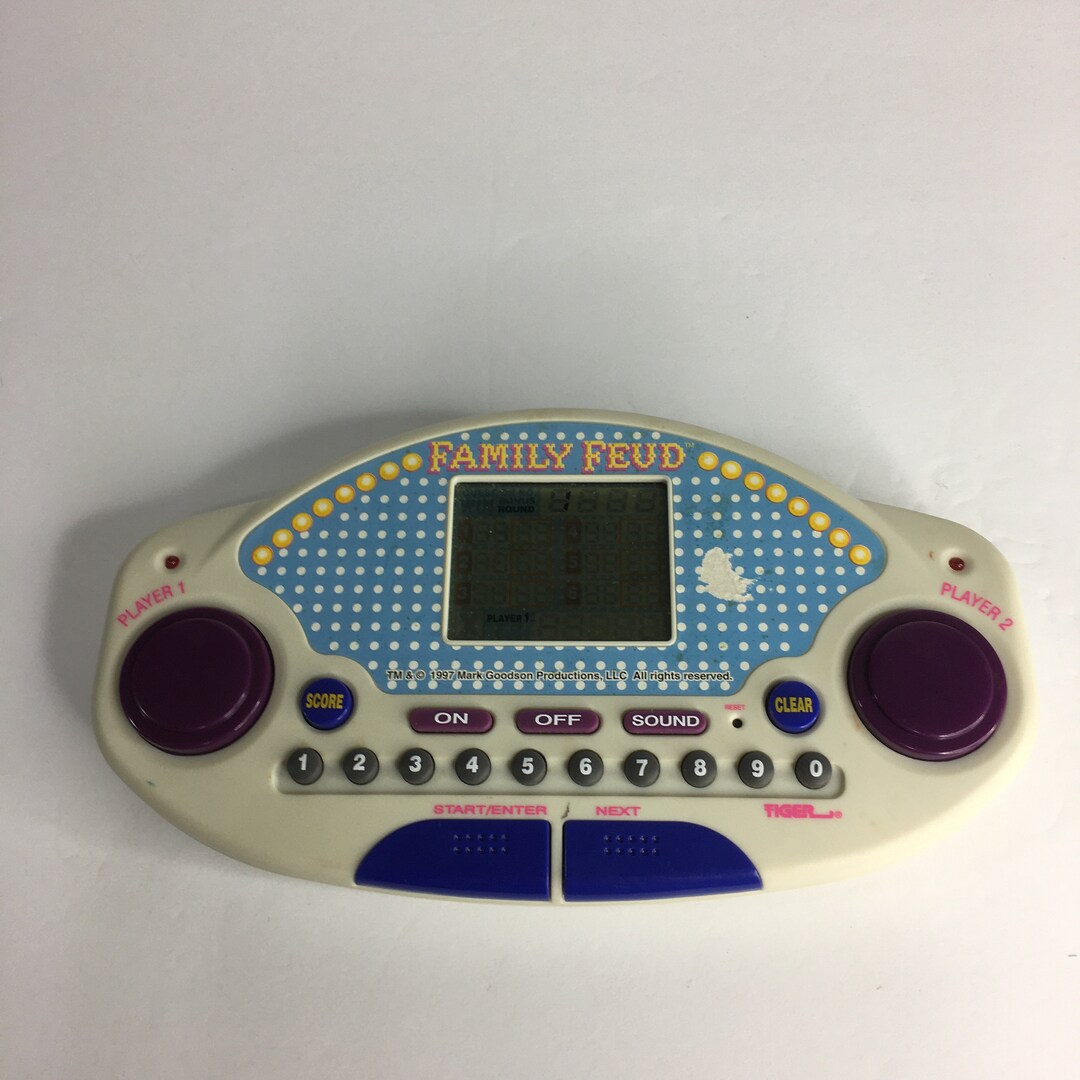 Vintage Tiger Family Feud Handheld Electronic Game Unit Etsy